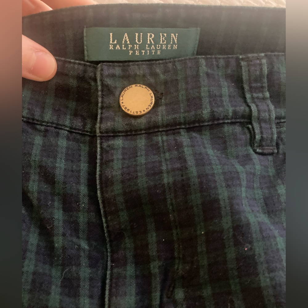 Ralph Lauren Plaid Pants 2P